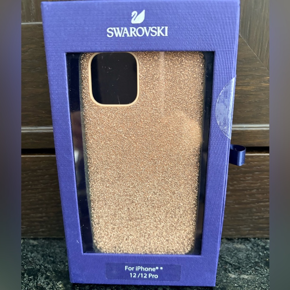 Swarovski Sparkling Gold iPhone 12/12 Pro Case
